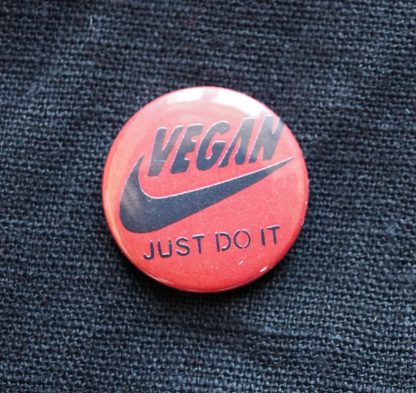 Button – Vegan Just do it