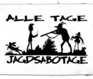 Tanz-auf-Ruinen-Records-Aufnäher-Alle-Tage-Jagdsabotage