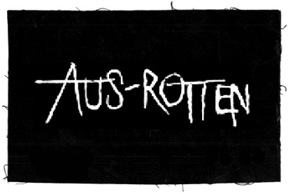 Tanz auf Ruinen Records - Aufnäher - Aus-Rotten