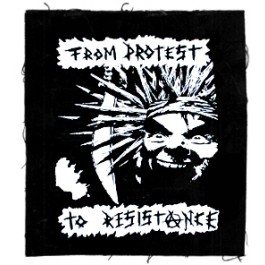 Tanz auf Ruinen Records - Aufnäher - From Protest to Resistance