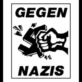 Tanz auf Ruinen Records - Aufnäher - Gegen Nazis