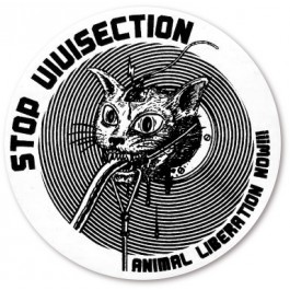 Tanz auf Ruinen Records - Sticker - Stop Vivisection